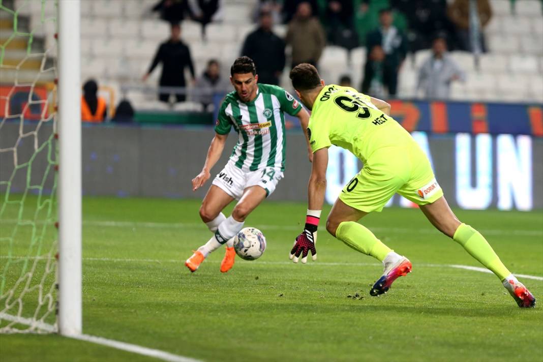 Konyaspor-Antalyaspor maçından kareler 2