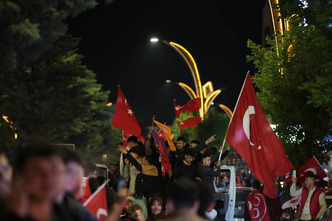 Konya ve ilçelerinde seçim kutlamalarından kareler 2