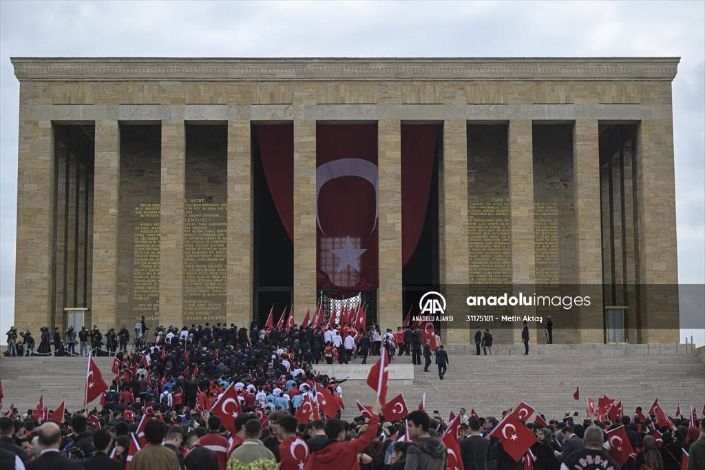 Anıtkabir'de 19 Mayıs Atatürk'ü Anma Gençlik ve Spor Bayramı coşkusu 6