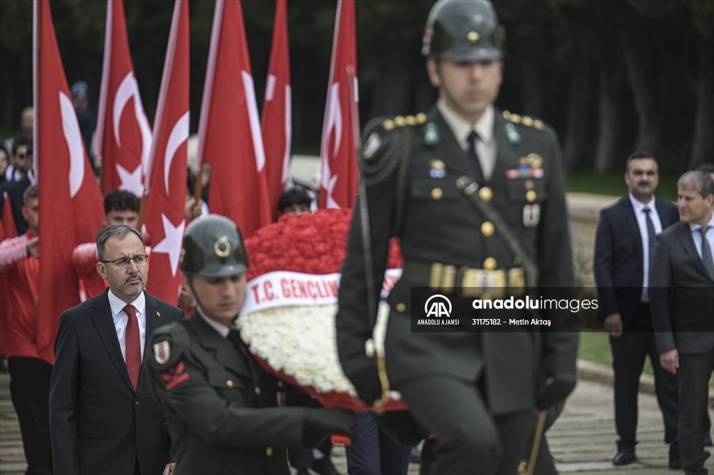 Anıtkabir'de 19 Mayıs Atatürk'ü Anma Gençlik ve Spor Bayramı coşkusu 5