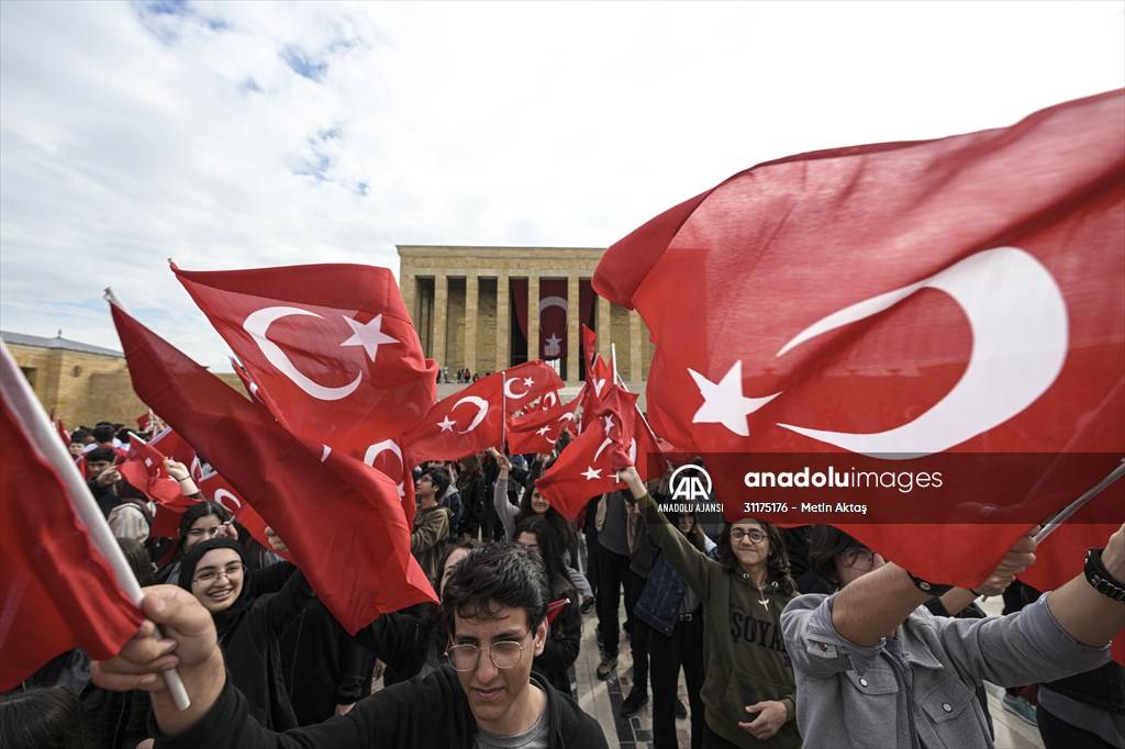 Anıtkabir'de 19 Mayıs Atatürk'ü Anma Gençlik ve Spor Bayramı coşkusu 4