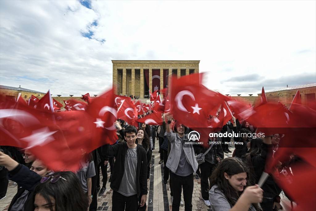 Anıtkabir'de 19 Mayıs Atatürk'ü Anma Gençlik ve Spor Bayramı coşkusu 3