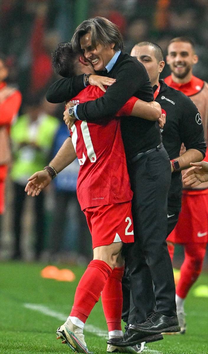 Türkiye-Letonya maçından özel kareler 7