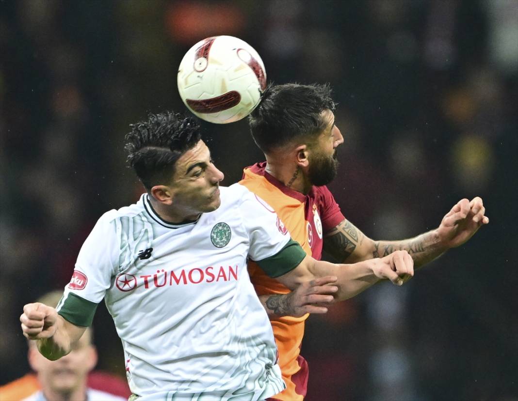 Galatasaray-Konyaspor maçından kareler 6