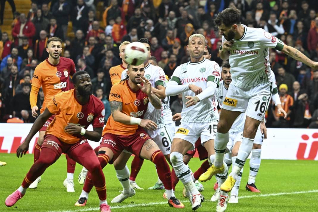 Galatasaray-Konyaspor maçından kareler 14