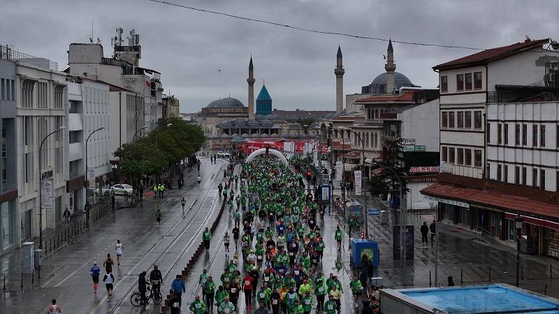 Konya Uluslararası yarı maratonundan kareler 14