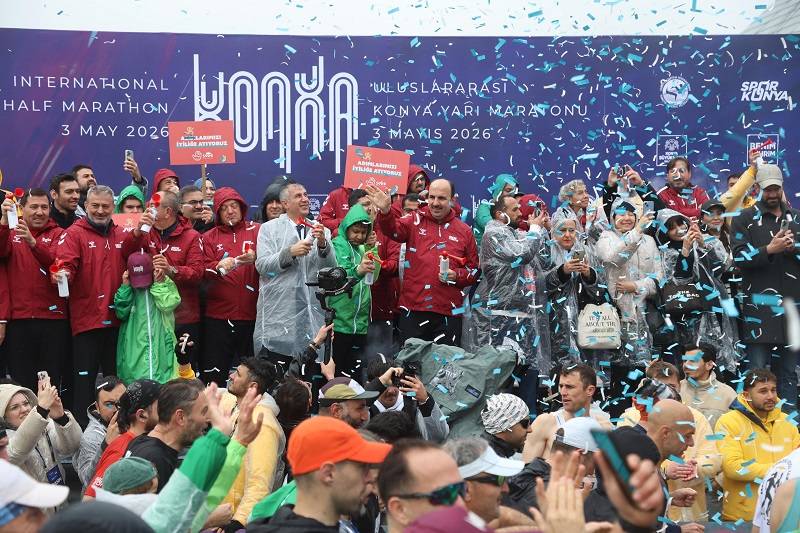 Konya Uluslararası yarı maratonundan kareler 5