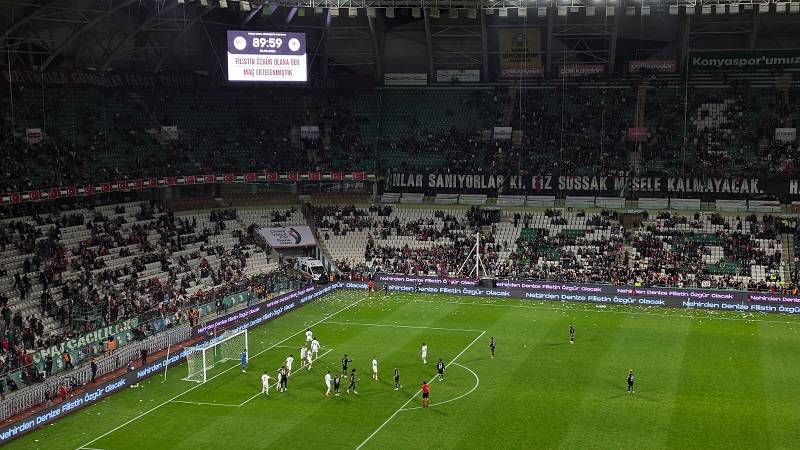 Konyaspor-Filistin Milli Takımı dostluk maçından kareler 9