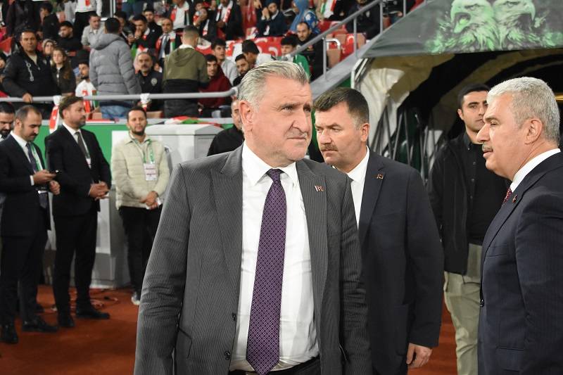 Konyaspor-Filistin Milli Takımı dostluk maçından kareler 1