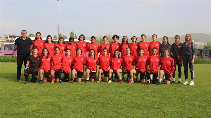 Van'da kız futbolcu sayısında yükselme