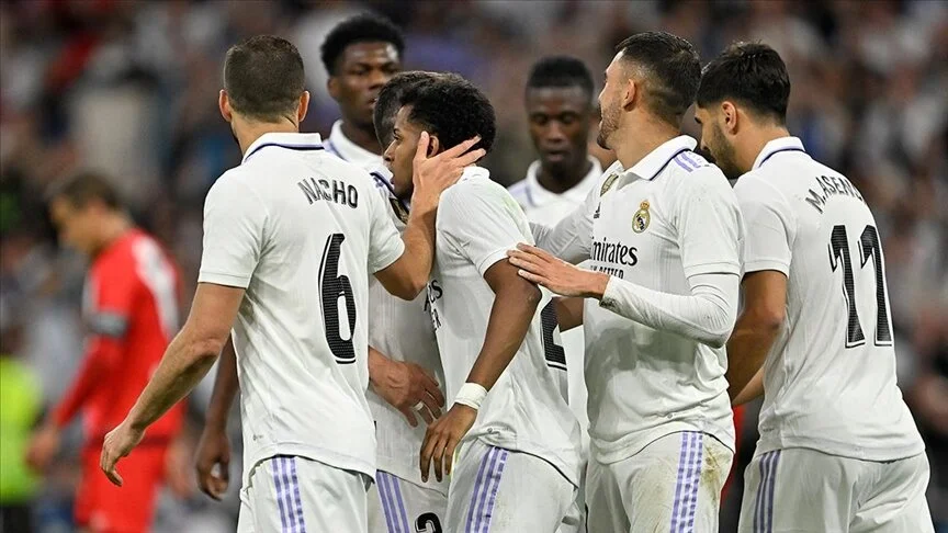 Real Madrid-Rayo Vallecano karşılaşması 2-1 bitti