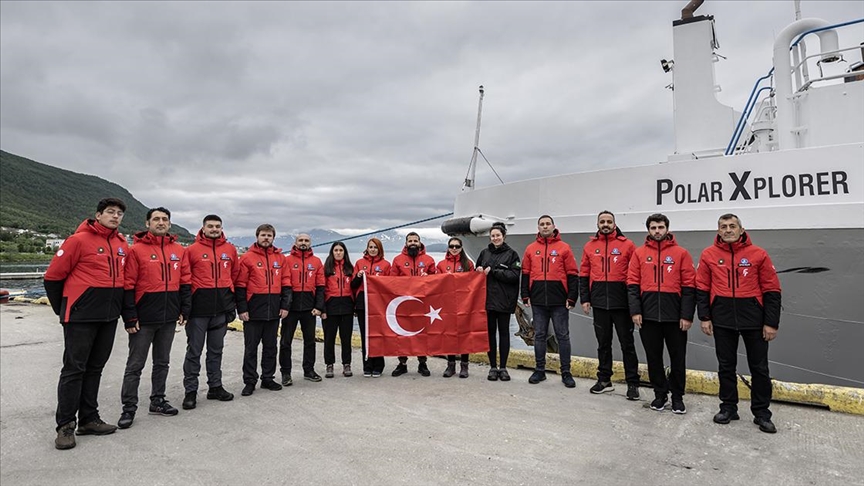 Üçüncü Arktik Bilimsel Araştırma Seferi ekibi Tromso'da