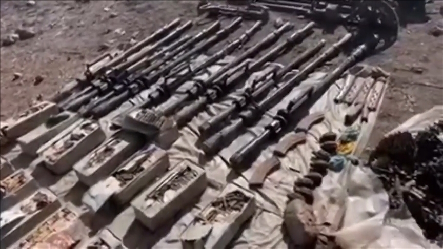 PKK örgünün mühimmatına darbe