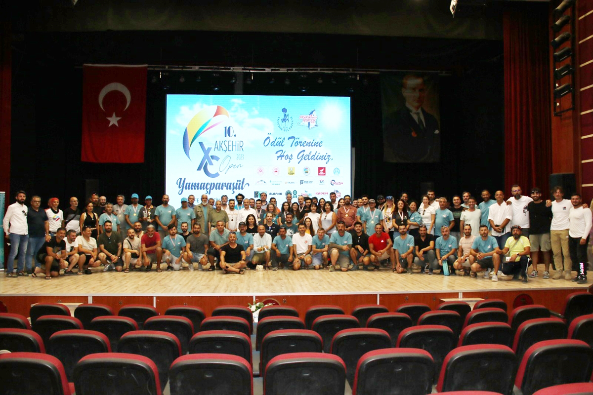 Yamaç paraşütü yarışmaları başarıyla sonuçlandı