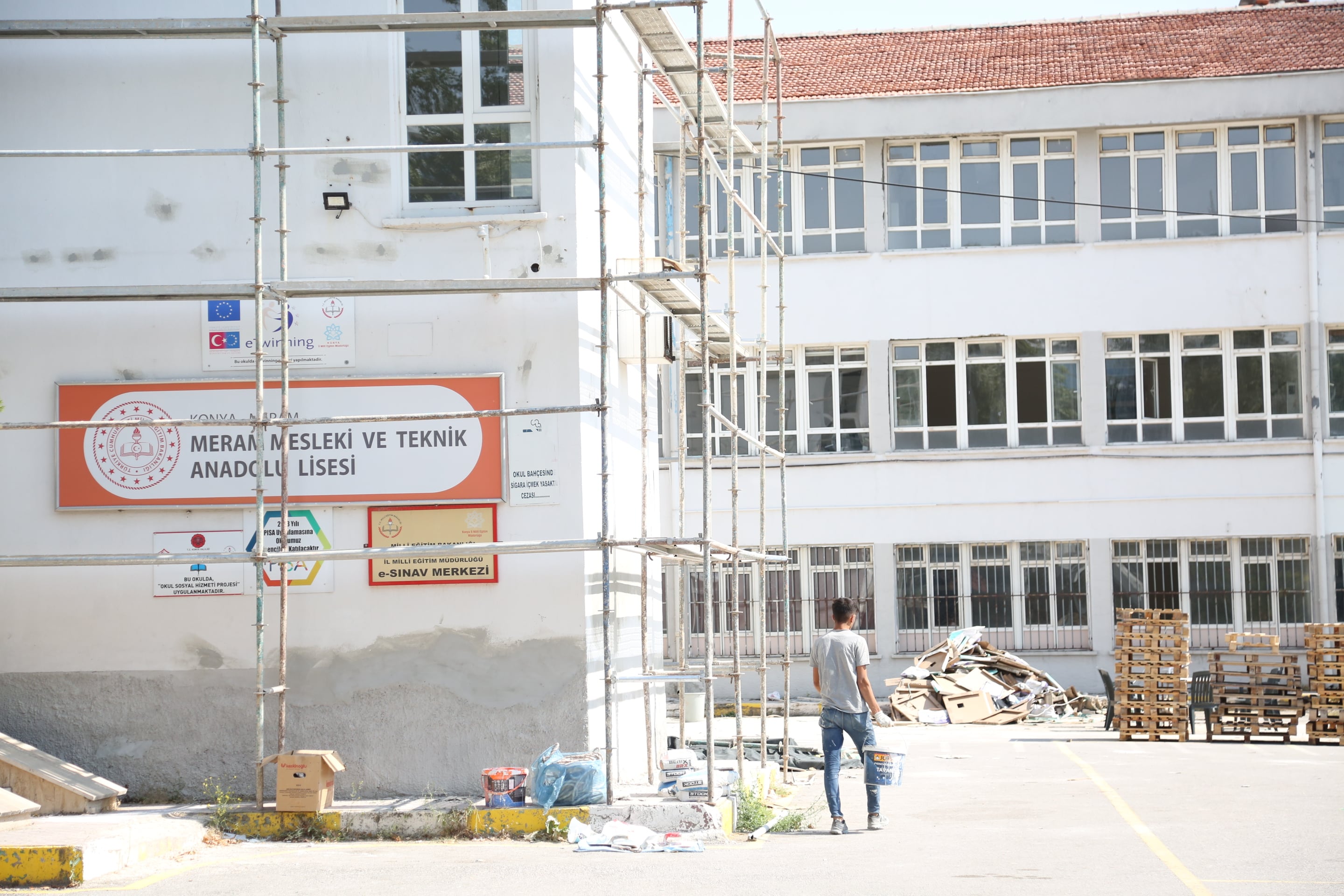 Okullar yeni eğitim öğretim dönemine hazırlanıyor