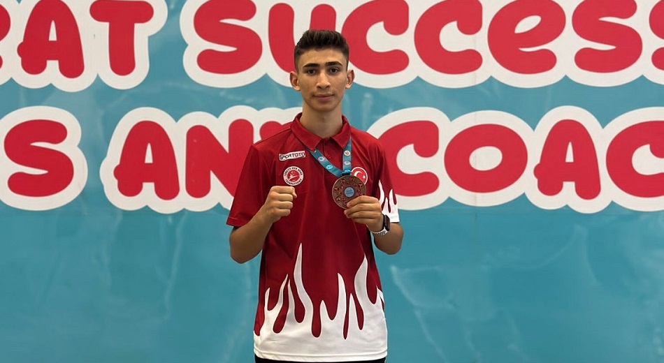 Emir Beserek Avrupa 3. sü oldu