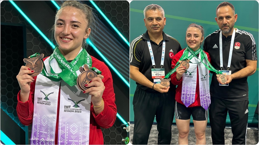 Milli halterci Cansu Bektaş dünya üçüncüsü
