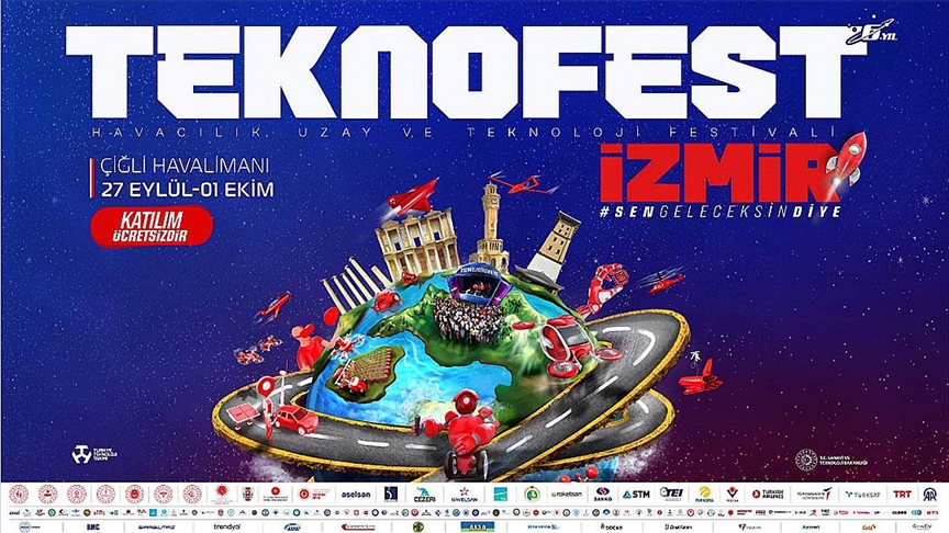 Teknoloji sevenler TEKNOFEST 27 Eylül'de İzmir'de