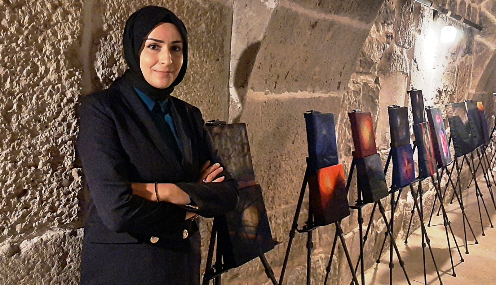 Hava Küçüköner’in “Tüller Serisi-1" sergisi açıldı
