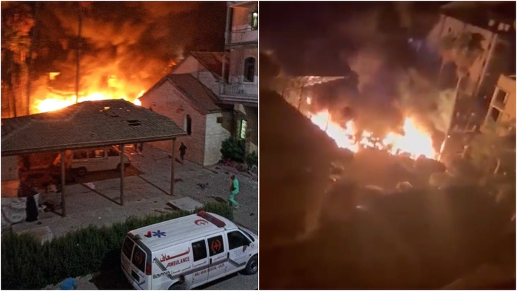 İsrail Filistin'de hastane bombaladı