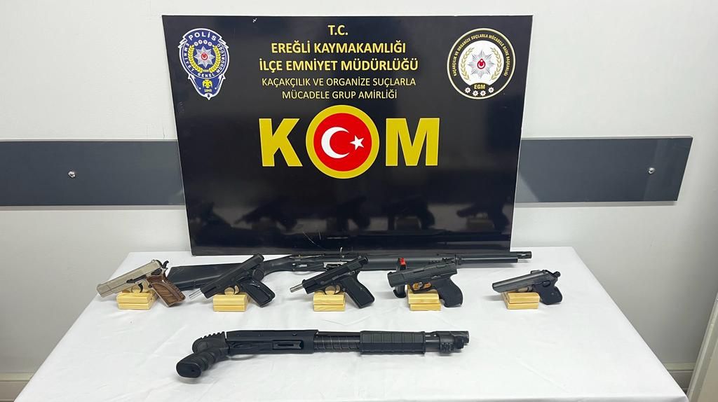 Ereğli'de suç örgütlerine operasyon