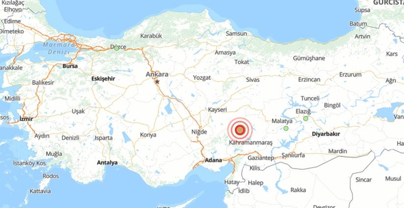 Kahramanmaraş Göksun'da art arda depremler