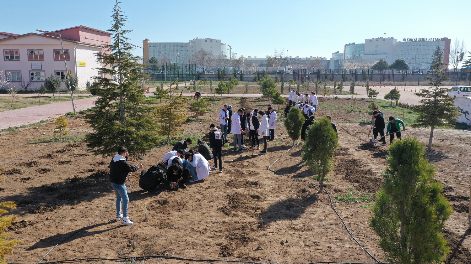 Karatay'da okullar lavanta kokacak