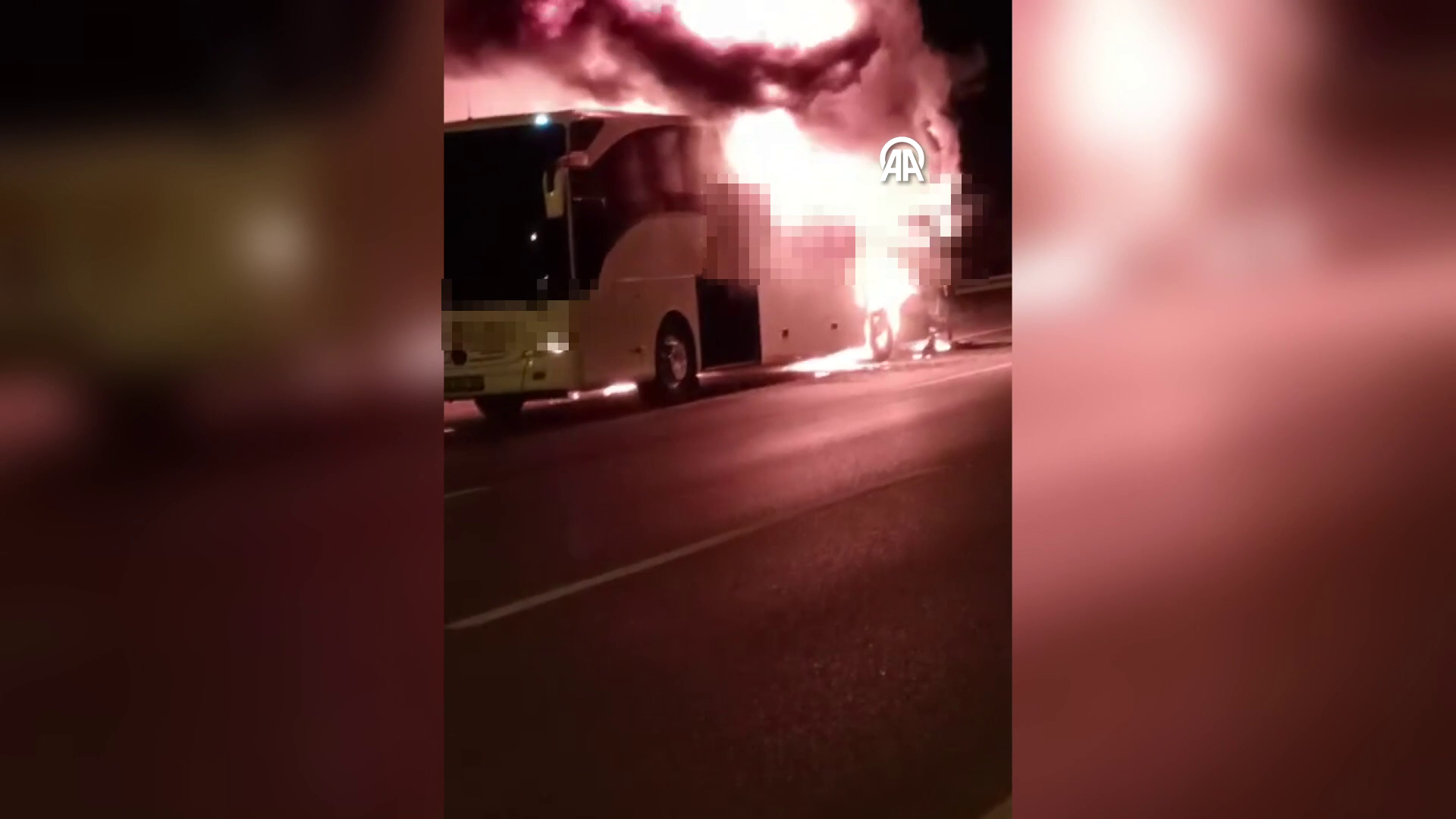 Seyir halindeyken alev alev yandı!