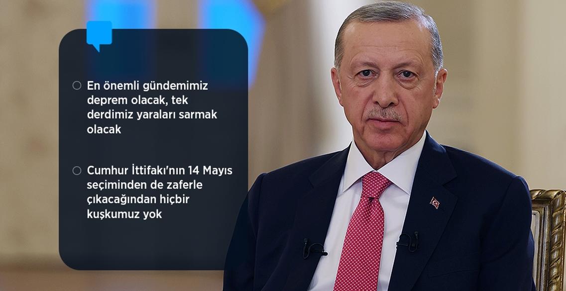 Cumhurbaşkanı Erdoğan'dan önemli açıklamalar
