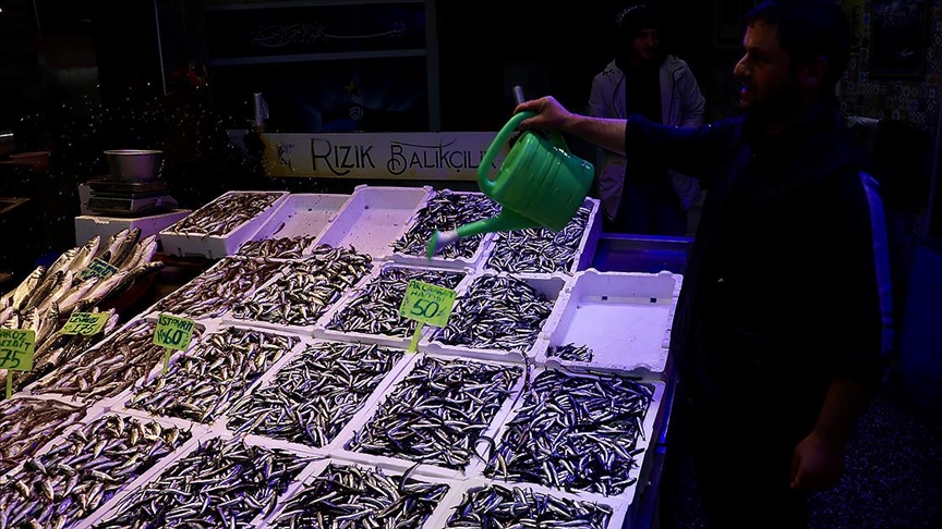 Trabzon'da hamsinin kilosu 50 lira