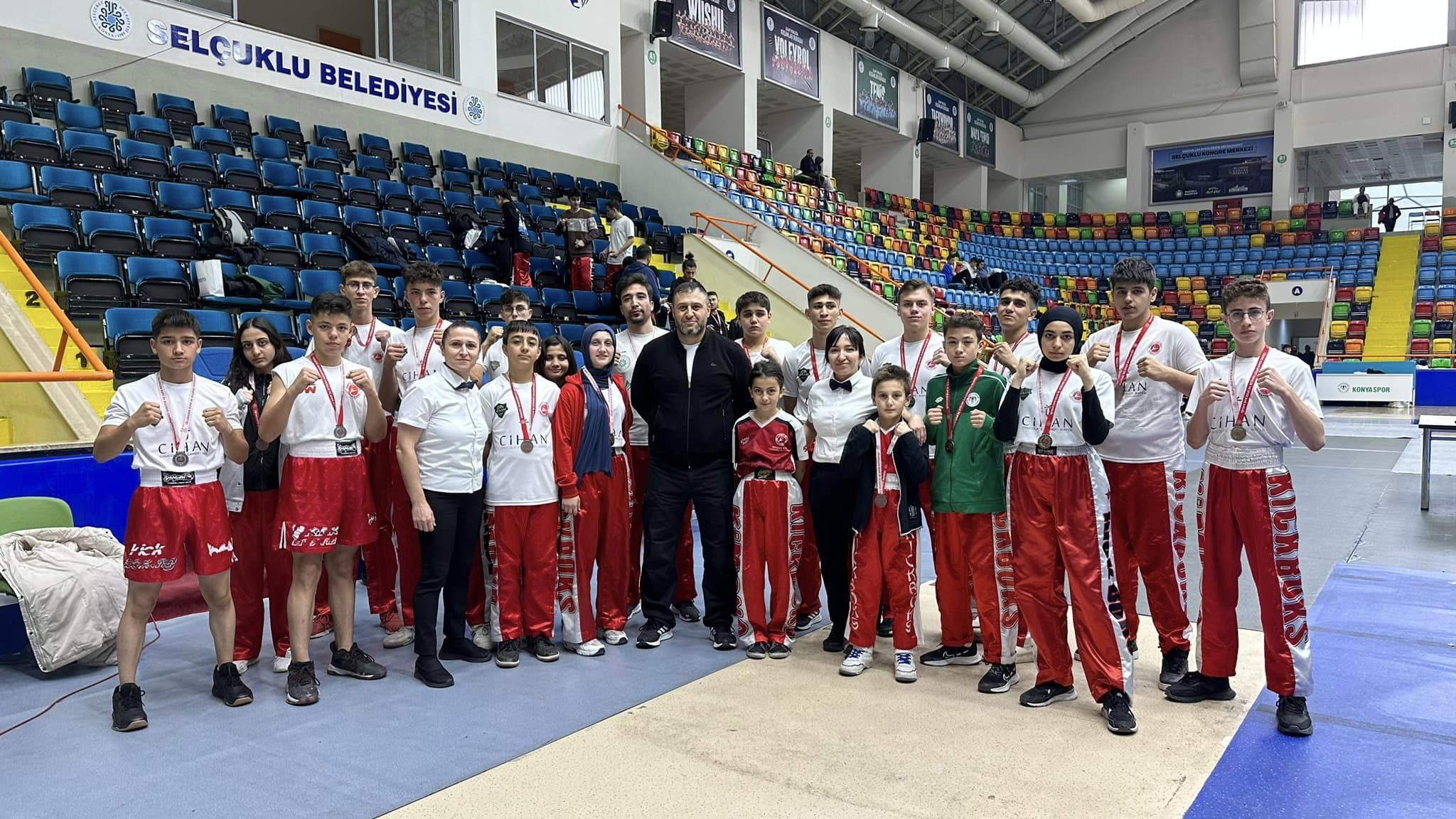 Meram Belediyespor'dan toplam 32 madalya