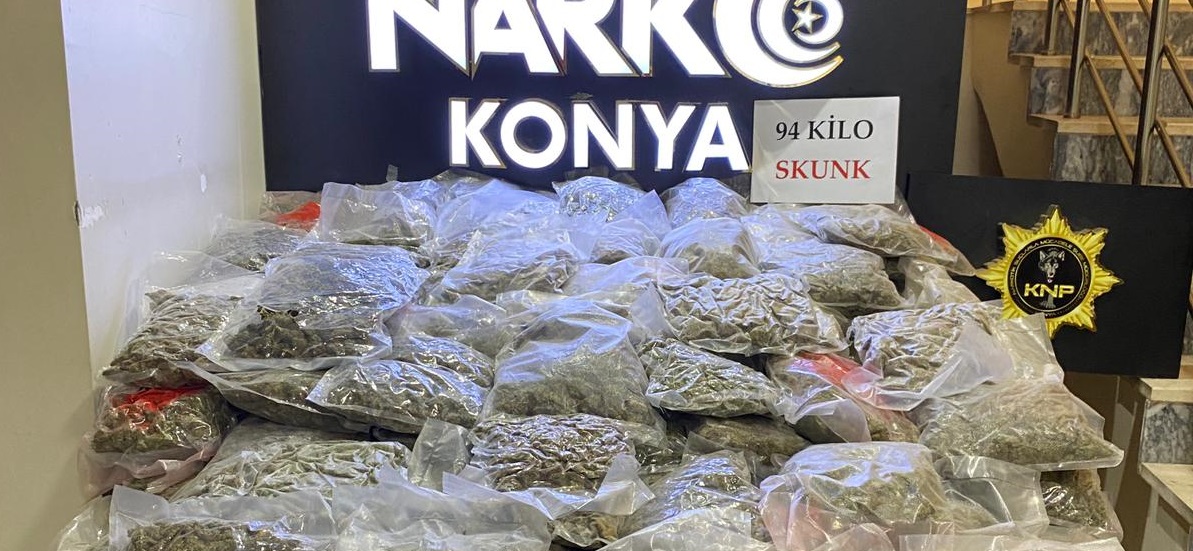 Konya'da uyuşturucu operasyonu