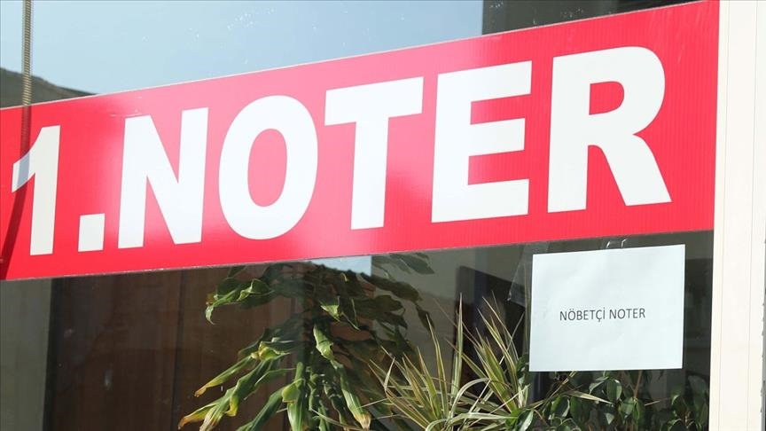 Nöbetçi noterlerde 2 milyon işlem yapıldı