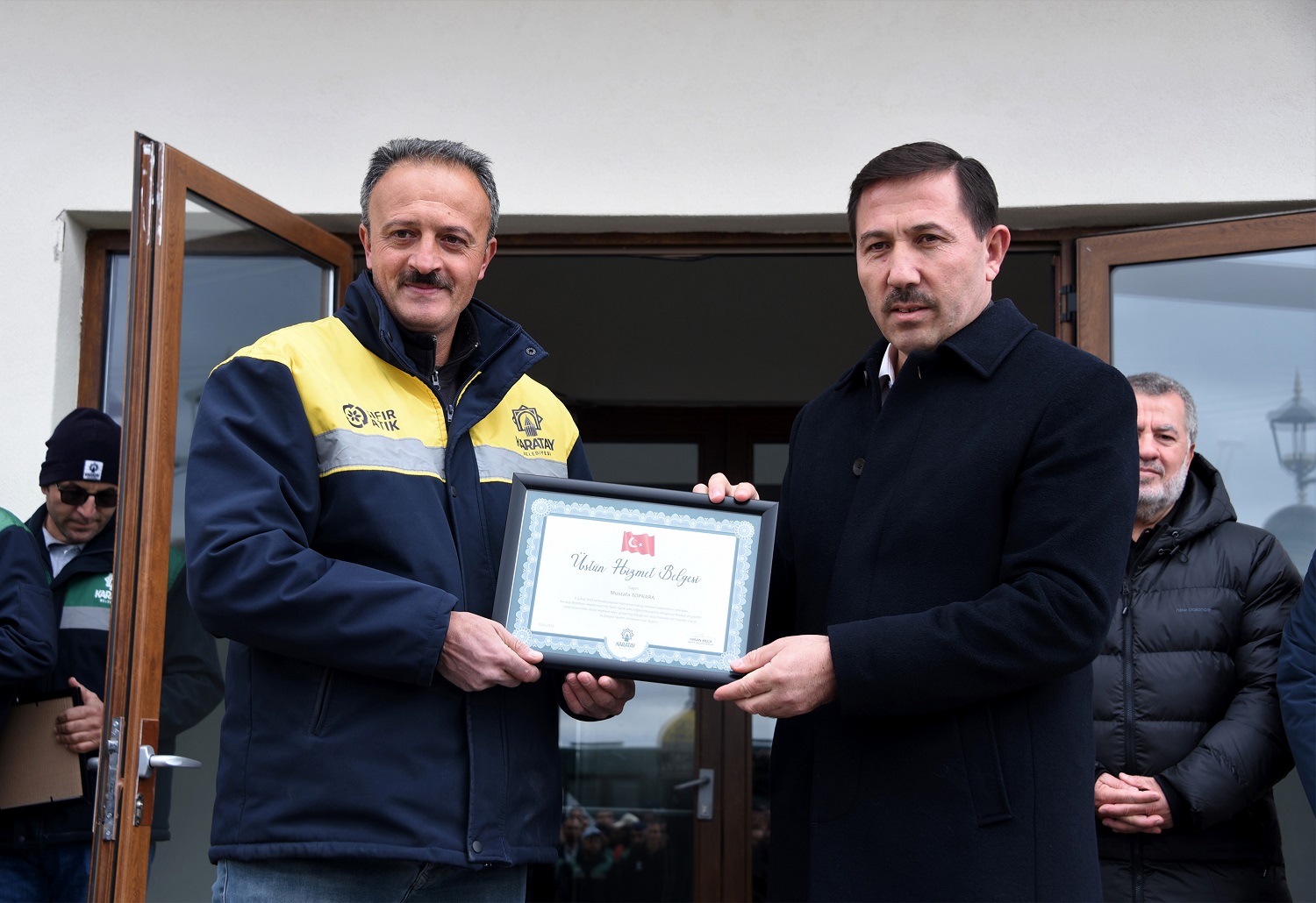 Hatay'da görev yapan personele üstün hizmet belgesi