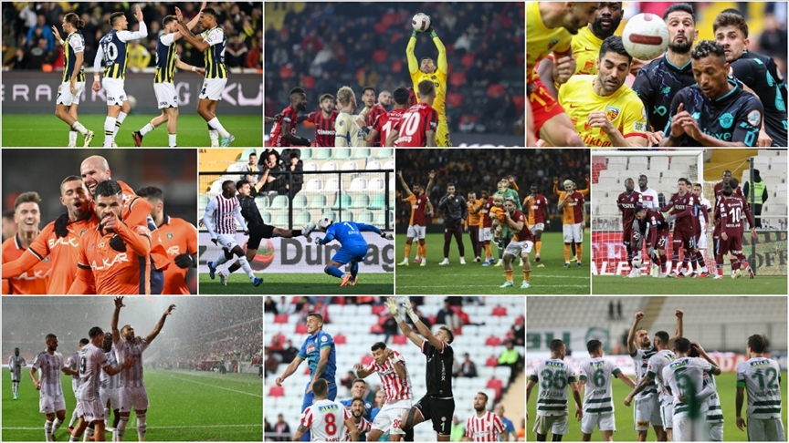 Süper Lig'in 13. haftası tamamlandı