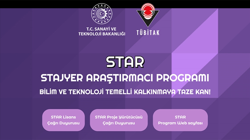 TÜBİTAK Stajyer Araştırmacı Burs Programı başvuruları