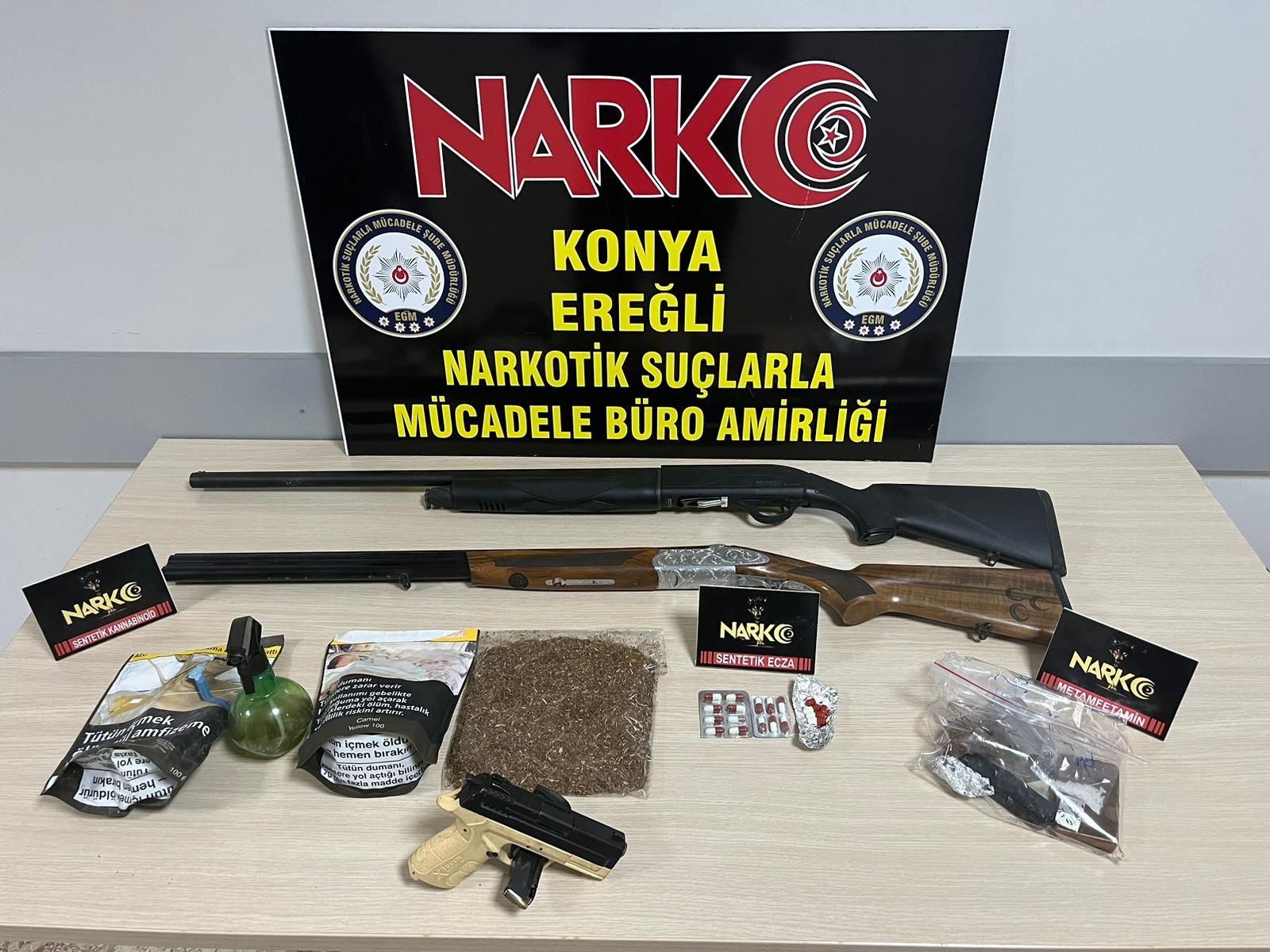 Ereğli'de narkotik ekibinden operasyon