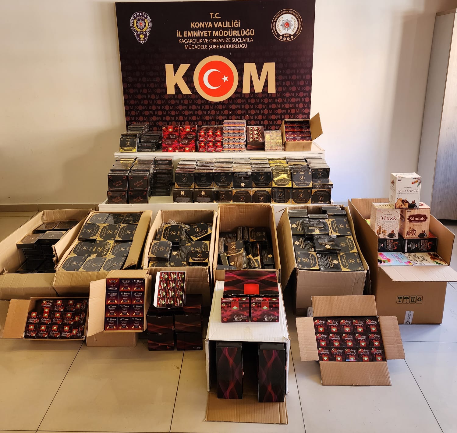 Konya'da kaçakçılara darbe