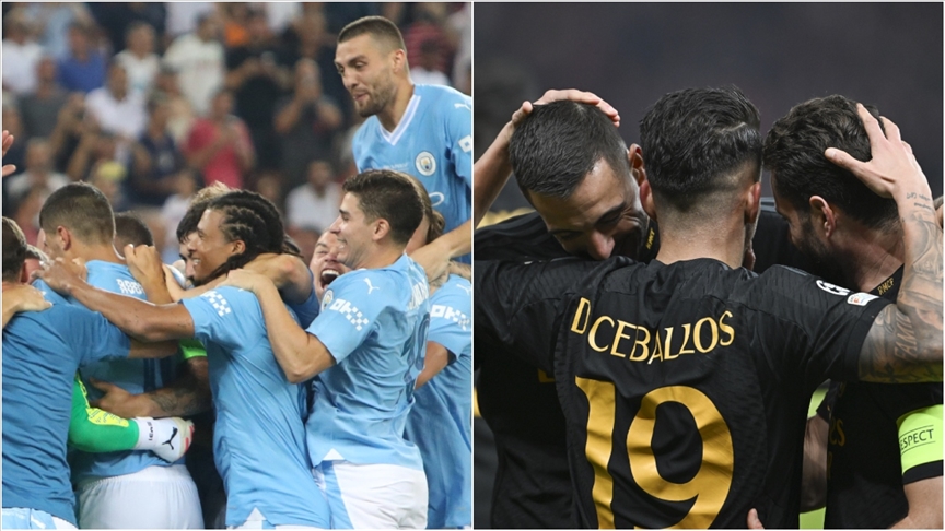Şampiyonlar Ligi'ne Manchester City ve Real Madrid damga vurdu