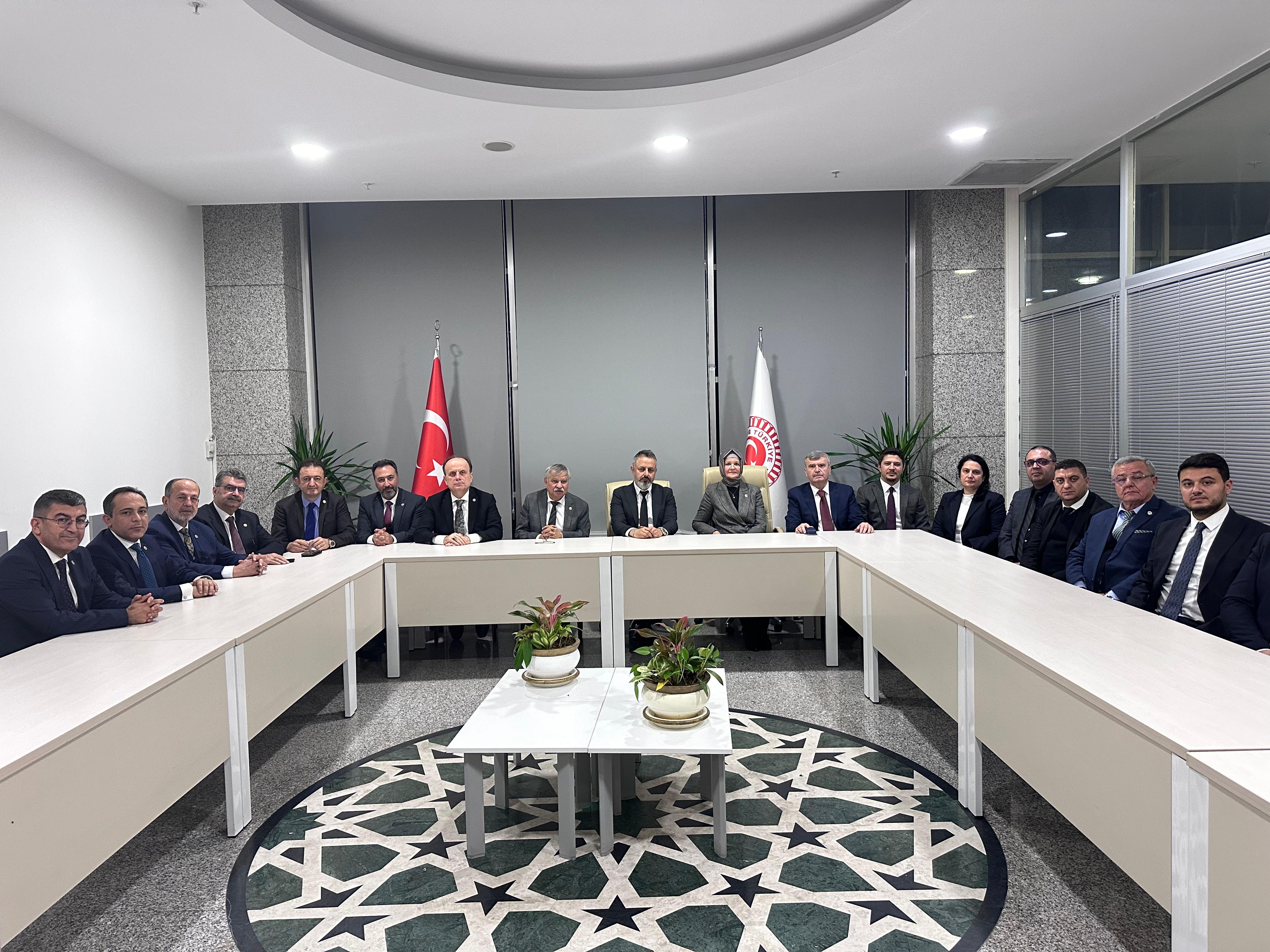 Başkan Ömer Korkmaz milletvekilleriyle bir araya geldi