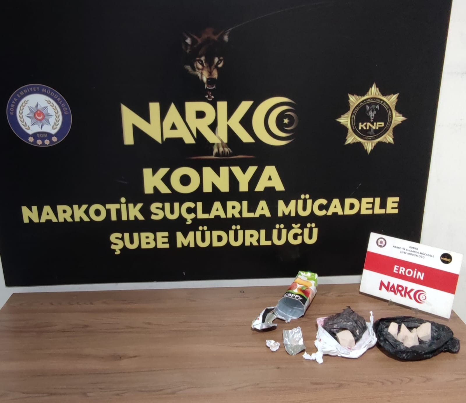 Konya'da narkotik 'temizlik' sürüyor !