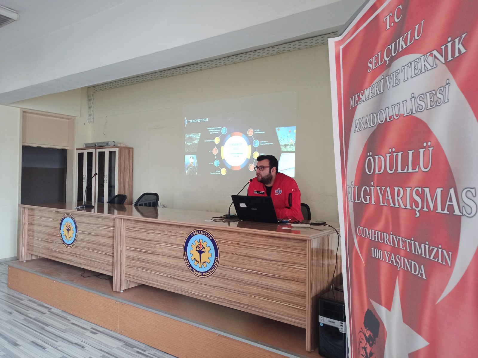 Liselerde TEKNOFEST tanıtım semineri