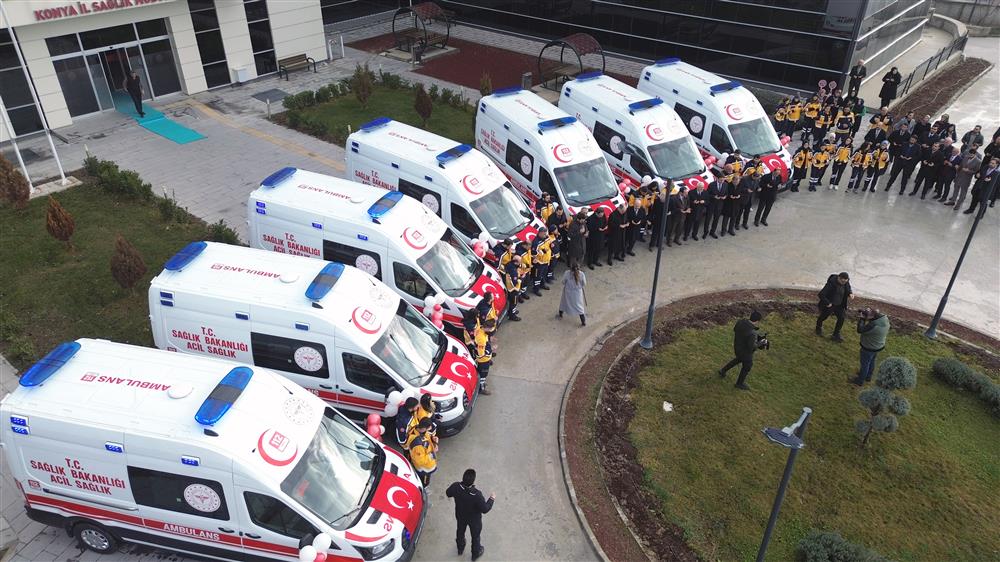 Konya'da 112 Acil Servis filosu güçleniyor
