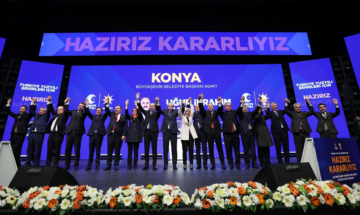 Konya tam kadro katıldı