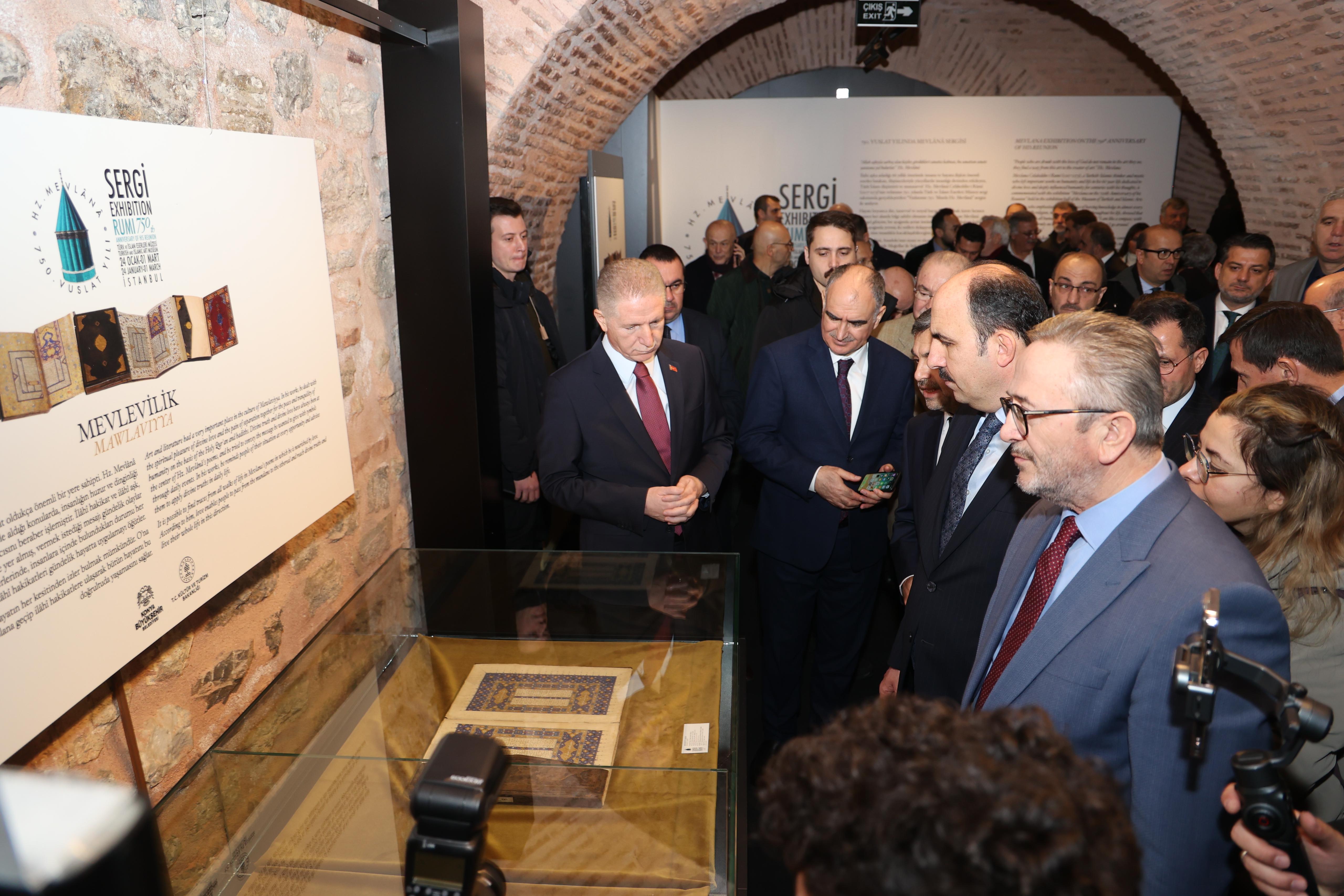 İstanbul'da Hz. Mevlana Sergisi açıldı