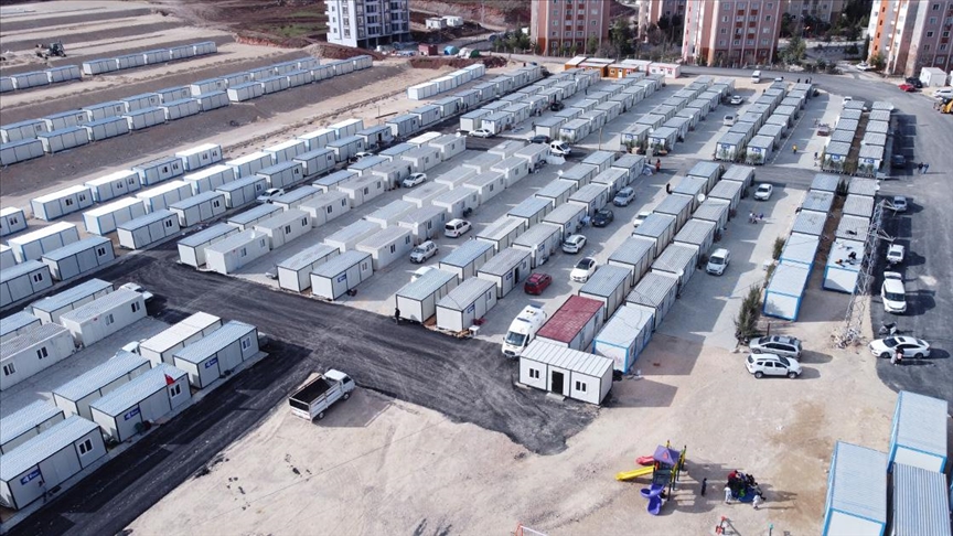 1000 ailenin kalacağı konteyner kent oluşturuluyor
