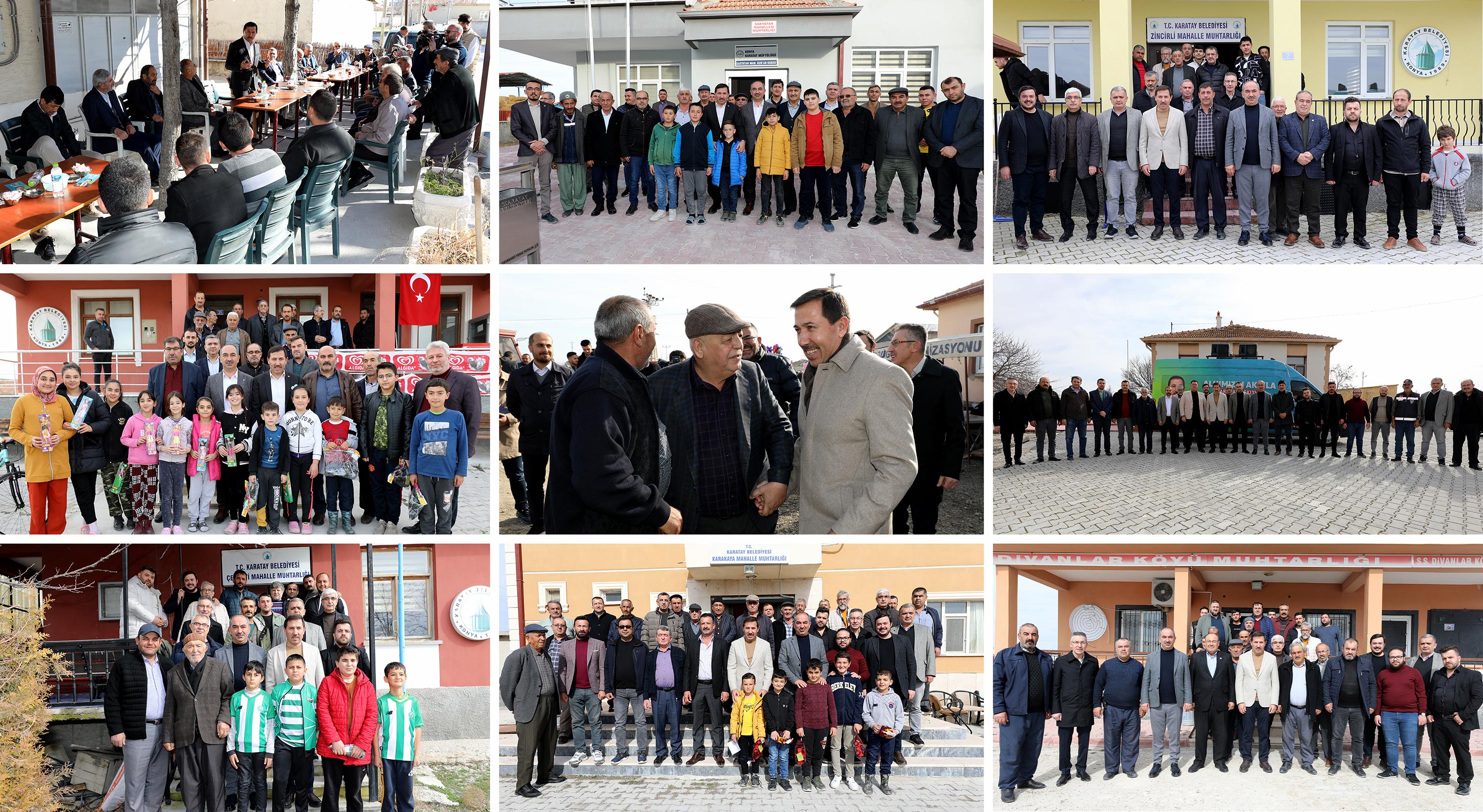 Mahalle mahalle ilçeyi ziyaret etti