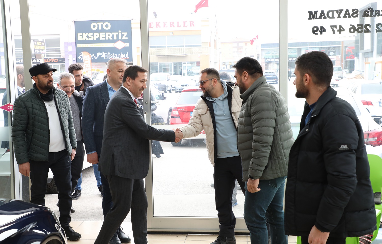 Kılca galerici esnafları ziyaret etti