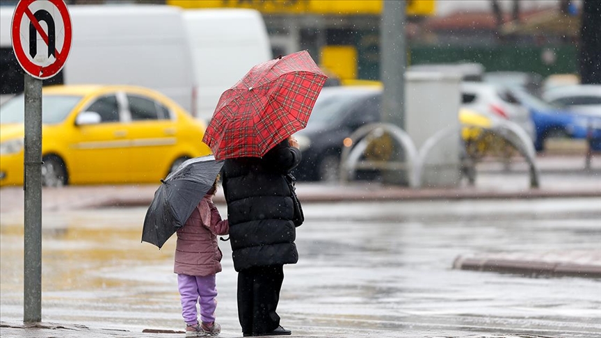 Konya'da sağanak yağış
