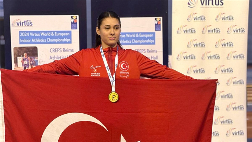 Özel atletimiz dünya rekoru kırdı